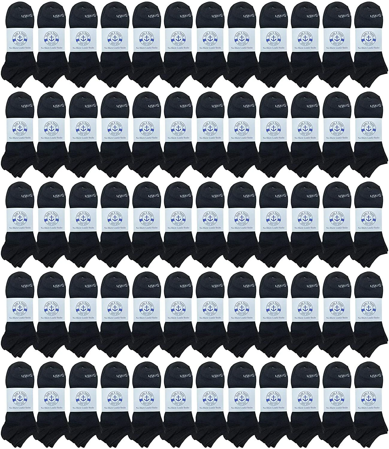 120 Pairs Yacht & Smith Low Cut Socks Thin Comfortable Lightweight Breathable