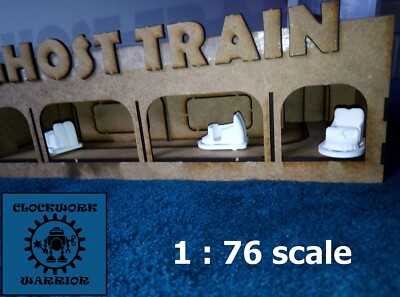 1:76 scale Showman's fairground Ghost train model starter kit set