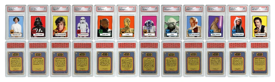 STAR WARS TOPPS Rare 2023 Cards 1952 Edition Graded Gem Mint 10 - Set of All 12 - Image 3 of 4