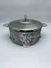 Vintage FRUIT Forged Aluminum Table Casserole Dish & Pyrex Insert 2A