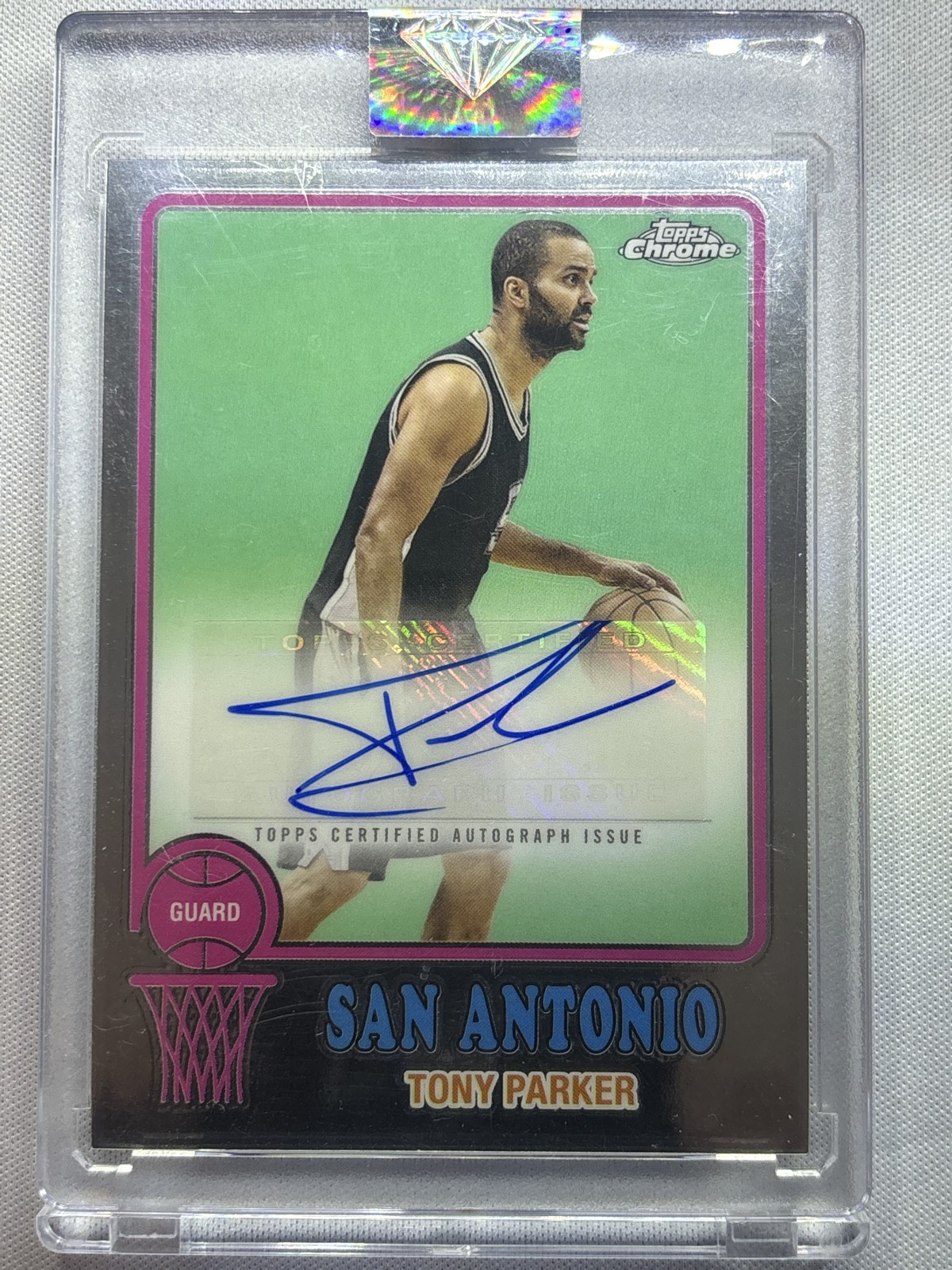 Tony Parker #73TA-TP (Basketball Cards 2024 Topps Chrome 1973 Autograph) — is it worth grading?
