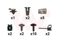 Montagesatz StoßFäNger VAN Wezel 4929793 FüR Seat Ibiza 5 KJ1 KJG Mpi TGI TSI
