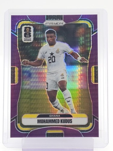 MOHAMMED KUDUS 2026-27 PANINI PRIZM FIFA WORLD CUP PURPLE HYPER /299 #229 Q7429