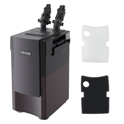 VEVOR 264GPH Canister Filter 2-Stage External Aquarium for Tank up to 75 Gallons