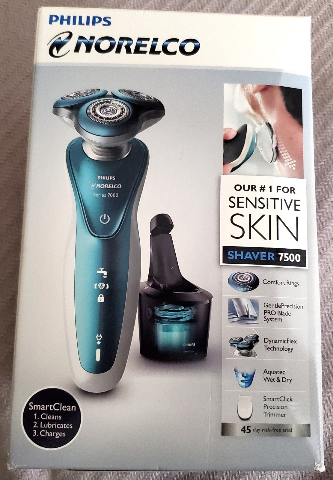 7500 - Wet & Dry / Sensitive Skin / Smart Clean ~ New