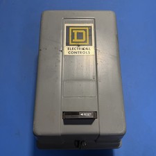 Square D NEMA Size 2 Magnetic Motor Starter w/ Enclosure For Parts Repair