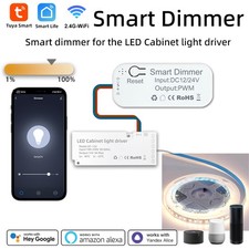 Tuya WIFI Smart LED Cabinet Wardrobe Living Room Dimmer For Alexa Google Home