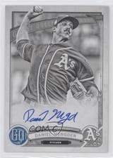 2019 Topps Gypsy Queen Auto Black & White 30/50 Daniel Mengden #GQA-DM Auto 3y0