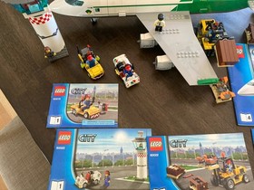 LEGO City Cargo Terminal 60022 100% COMPLETE W/Minifigs Instructions No Box