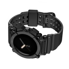 Shockproof Case Watch Strap for Google Pixel Watch Band Silicone Cover Bracelet