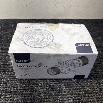 iulock IU-30 Smart Door Knob, Easy Install, Two Way Access, Low Power, Wide Temp