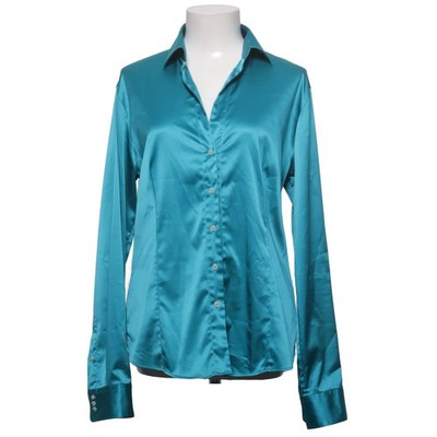 Robert Friedman, Hemd, Größe: XL, Blau, Elasthan/Polyester, Einfarbig #FA3