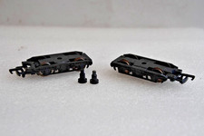 2 X KITMASTER ROSEBUD OO SCALE   BR1 TYPE COACH BOGIES FOR MARK 1 COACH + PINS