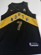 Toronto Raptors 2020 City Edition Swingman Jersey Black Gold Size 50