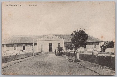 CABO VERDE Das Krankenhaus von Sao Vicente Postkarte