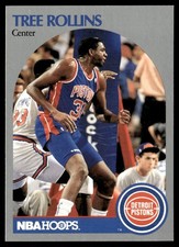 1990-91 Hoops Tree Rollins Detroit Pistons #413