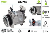 Klimakompressor FÜR Subaru Impreza SchrÄGheck (Gr, Gh, G3) - Valeo 814715