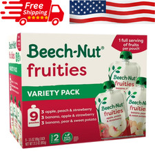 Beech-Nut Fruities Stage 2 Baby Food variety pack 3.5 oz pouch