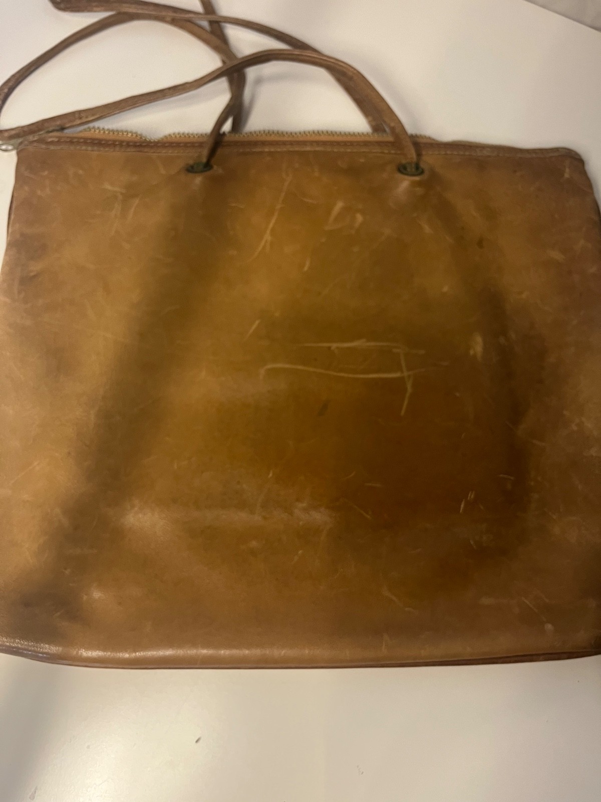 Vintage 1960 Lee Stemer Genuine Leather Tote Bag thumbnail 7