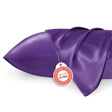 Bedsure Satin Pillowcase 2 Pack Similar to Standard 20" x 26" , 16 - Purple