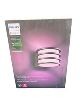 Philips - Hue White and Color Ambiance Lucca Wall Light - Black