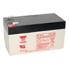 Yuasa NP1.2-12ALT1-12 Volt 1.2 Ah Sealed Lead Acid Battery