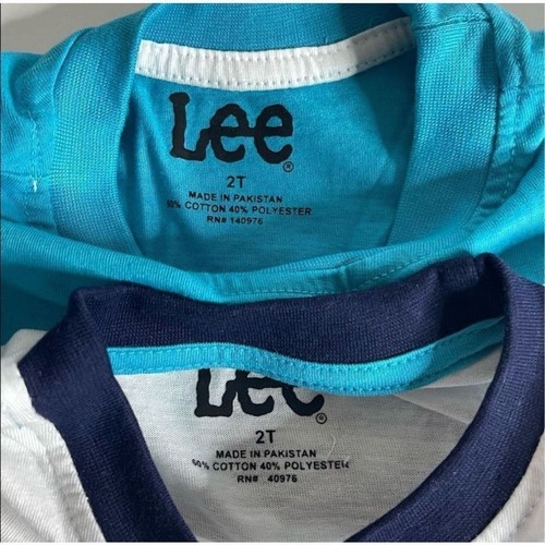 Lee Toddler Boys 3 Pieces Outfit Set Jogger Pant And 2 Short Sleeves T-shirt 2T - Picture 2 of 7