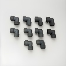 PolyPlumb 15mm Elbow PB115 Grey Plastic Pack of 10 NEW