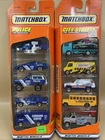 2- Vtg 1997 MATCHBOX 5 Pack MBX Police & City Streets Mint Condition Lot
