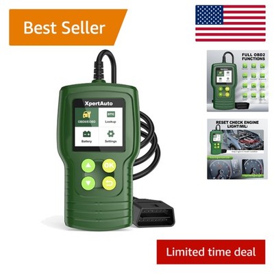 Advanced C302 Automotive Diagnostic Scanner - Read & Clear Fault Codes Easily