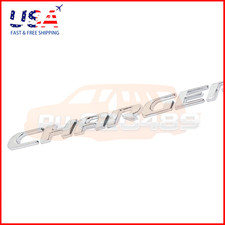 3d Metal Rear Tailgate Trunk Lid Badge For Charger Letter Emblem Chrome Decal 3d Metal Rear Tailgate Trunk Lid Badge For Charger Letter Emblem Chrome Decal