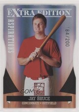 2011 Donruss Elite Extra Edition Aspirations Die-Cut 184/200 Jay Bruce #25 0c6