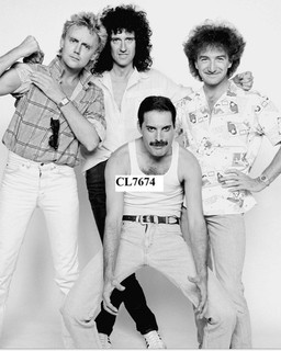 Queen: John Deacon Roger Taylor Freddie Mercury and Brian May Group Photo