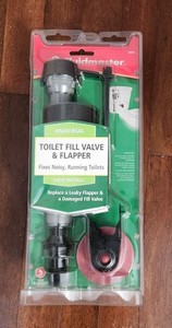 NEW & UNOPENED Fluidmaster 400CR Universal Toilet Fill Valve &Flapper Repair Kit