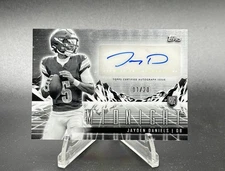 2024 Topps Midnight Jayden Daniels RC Horizon Equinox Auto RHS-JD 1 /20 RARE SSP