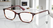 Guess GU2658 071 Bordeaux Clear Lens Plastic 52 mm Women's Eyeglasses