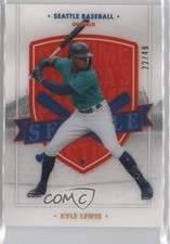 2021 Panini Chronicles America's Pastime Holo Gold 22/49 Kyle Lewis #59 0q3
