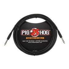 Pig Hog PTRS10 High-Performance 1/4-Inch TRS Instrument Cable 10-Feet 