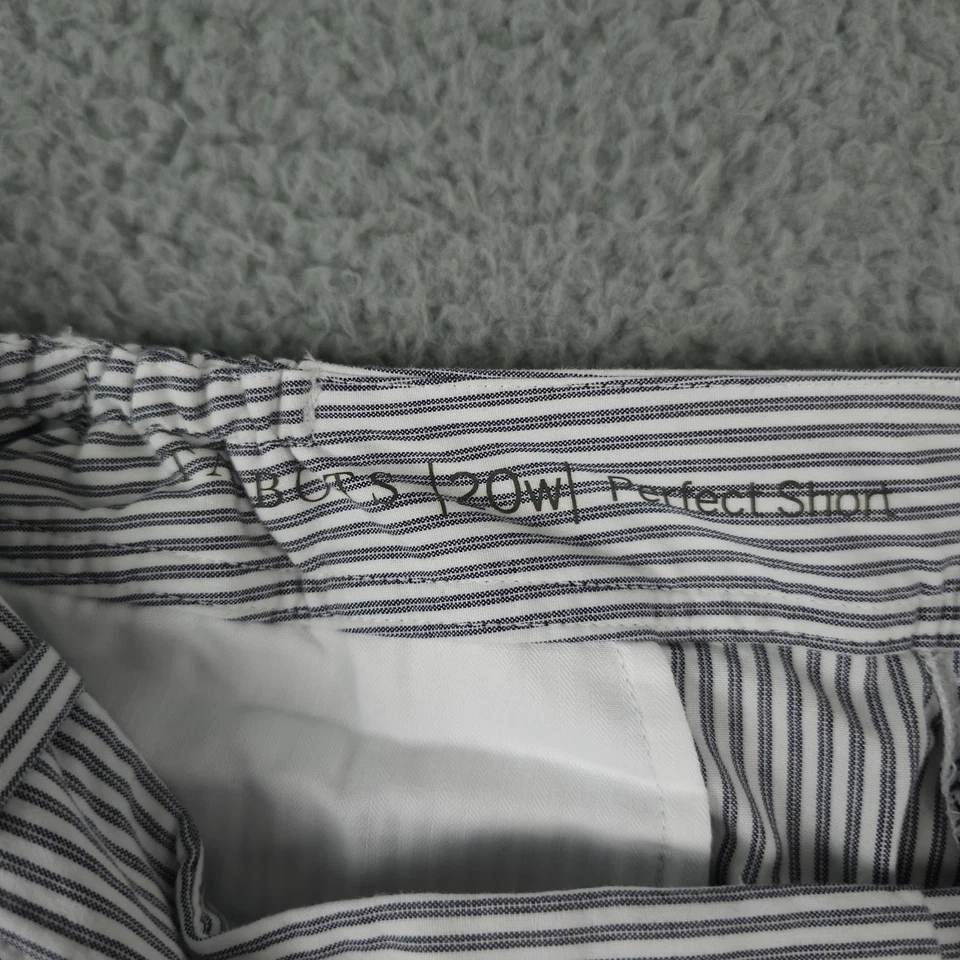 Pantalones Cortos Talbots Perfect Mujer 20W Negro Blanco Rayas Elastizados Cintura Elástica NUEVO Foto 3 de 4