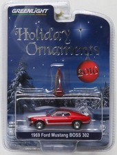 Greenlight 2016 Holiday Ornaments 1969 Ford Mustang BOSS 302
