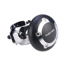 Hypersonic Car Power Handle Spinner Steering Wheel Knob In Medium Black