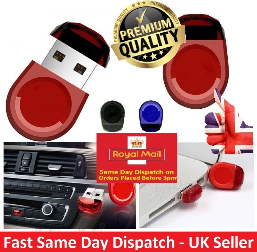 Mini USB2.0 Memory Stick Flash Pen Drive - 64gb 128gb 256gb 512gb PC TV Car etc