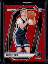 2024-25 Panini Prizm Cam Spencer RC Ruby Wave Rookie #246 Grizzlies