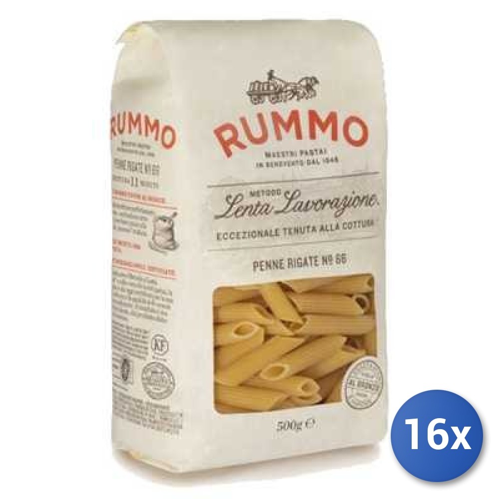 16X Multipack Rummo Semola 66 Penne Rigate Gr 500