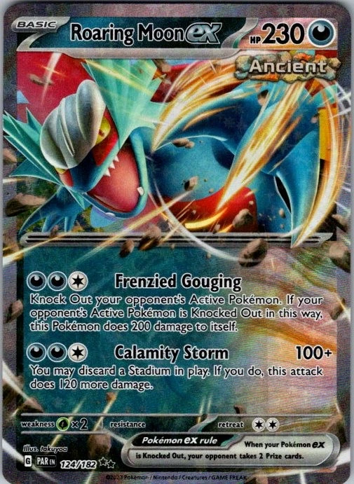 Roaring Moon Ex 124/182 SV04: Paradox Rift for sale | eBay