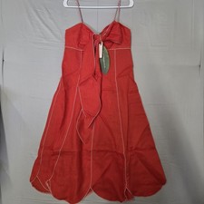 Anthropologie Farm Rio Front Bow Midi Dress