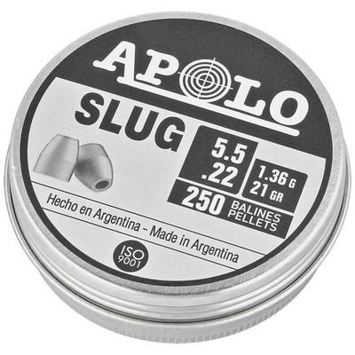 Apolo Slug 21 5.5 mm, 250 szt. 1.36g/21.0gr (19300)