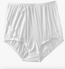 Lot of 2 - Vanity Fair Panties Perfectly Yours Briefs Underwear 8 XL Star White