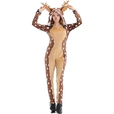 Christmas costume cosplay cute sika deer animal costume spotted deer clothes