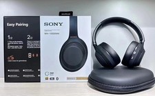 Image of SONY WH-1000XM4 Wireless Noise Cancelling Bluetooth Headphones - Black